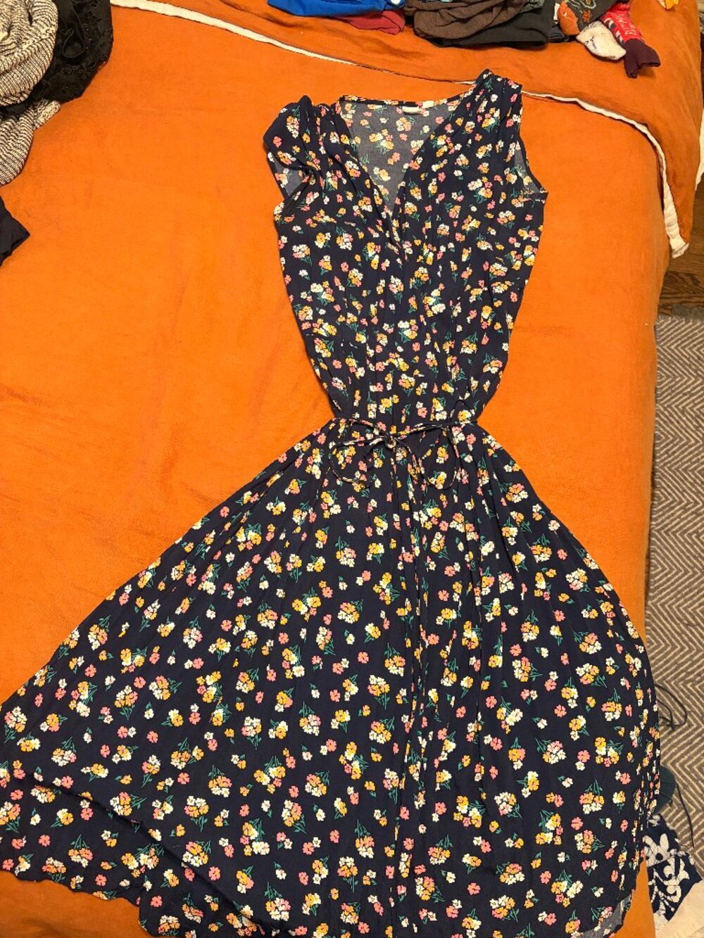 GAP Floral Wrap Dress